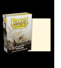 Dragonshield ValorMatte Dual Sleeves - Japanese Size 60ct
